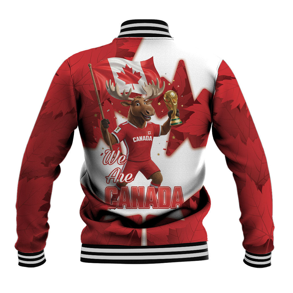 Canada Day Proud 2026 Baseball Jacket Canadian Moose Soccer Is Coming Home