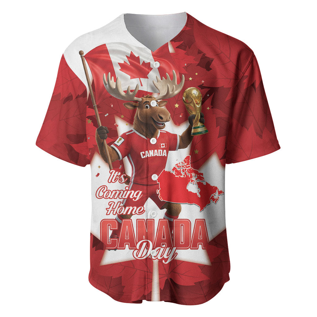 Canada Day Proud 2026 Baseball Jersey Canadian Moose Soccer Is Coming Home