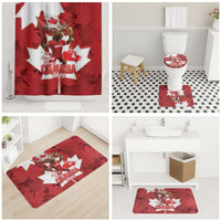 Canada Day Proud 2026 Bathroom Set Canadian Moose Soccer Is Coming Home
