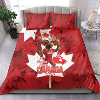 Canada Day Proud 2026 Bedding Set Canadian Moose Soccer Is Coming Home