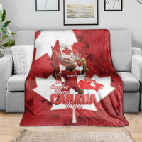 Canada Day Proud 2026 Blanket Canadian Moose Soccer Is Coming Home