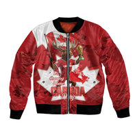 Canada Day Proud 2026 Bomber Jacket Canadian Moose Soccer Is Coming Home