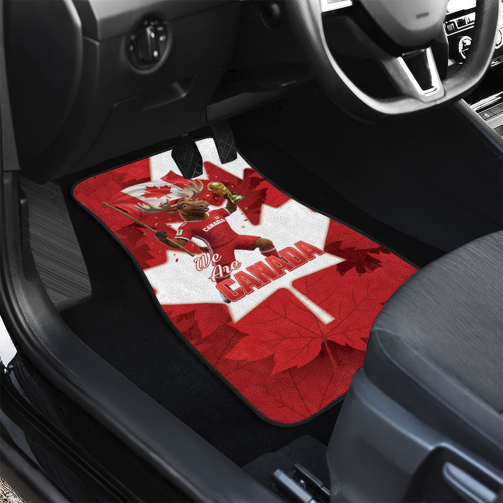 Canada Day Proud 2026 Car Mats Canadian Moose Soccer Is Coming Home