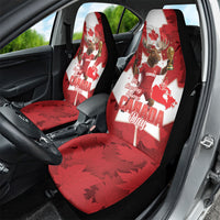 Canada Day Proud 2026 Car Seat Cover Canadian Moose Soccer Is Coming Home