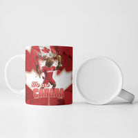 Canada Day Proud 2026 Ceramic Mug Canadian Moose Soccer Is Coming Home