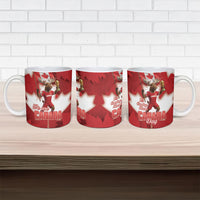 Canada Day Proud 2026 Ceramic Mug Canadian Moose Soccer Is Coming Home