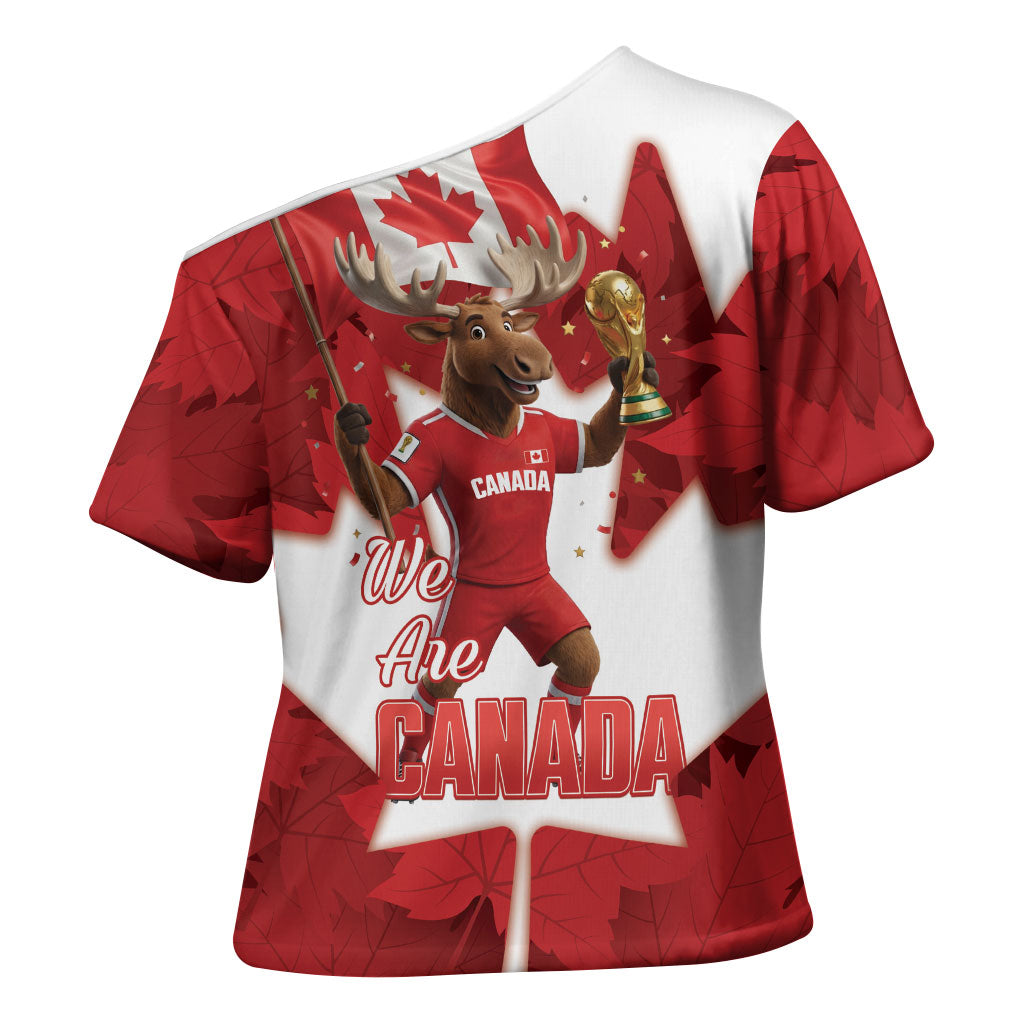 Canada Day Proud 2026 Cross Shoulder Shirt Canadian Moose Soccer Is Coming Home