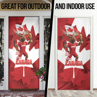 Canada Day Proud 2026 Door Cover Canadian Moose Soccer Is Coming Home