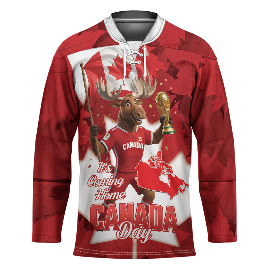 Canada Day Proud 2026 Hockey Jersey Canadian Moose Soccer Is Coming Home