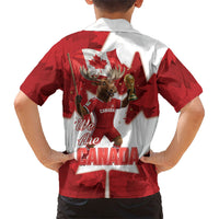 Canada Day Proud 2026 Kid Hawaiian Shirt Canadian Moose Soccer Is Coming Home
