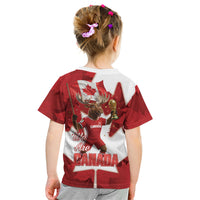 Canada Day Proud 2026 Kid T Shirt Canadian Moose Soccer Is Coming Home