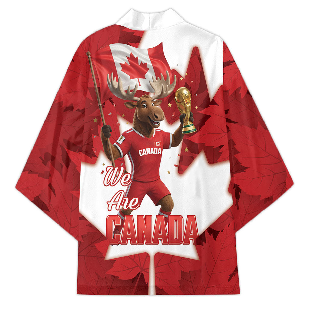 Canada Day Proud 2026 Kimono Canadian Moose Soccer Is Coming Home