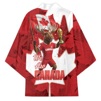 Canada Day Proud 2026 Kimono Canadian Moose Soccer Is Coming Home