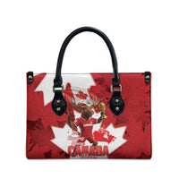 Canada Day Proud 2026 Leather Bag Canadian Moose Soccer Is Coming Home