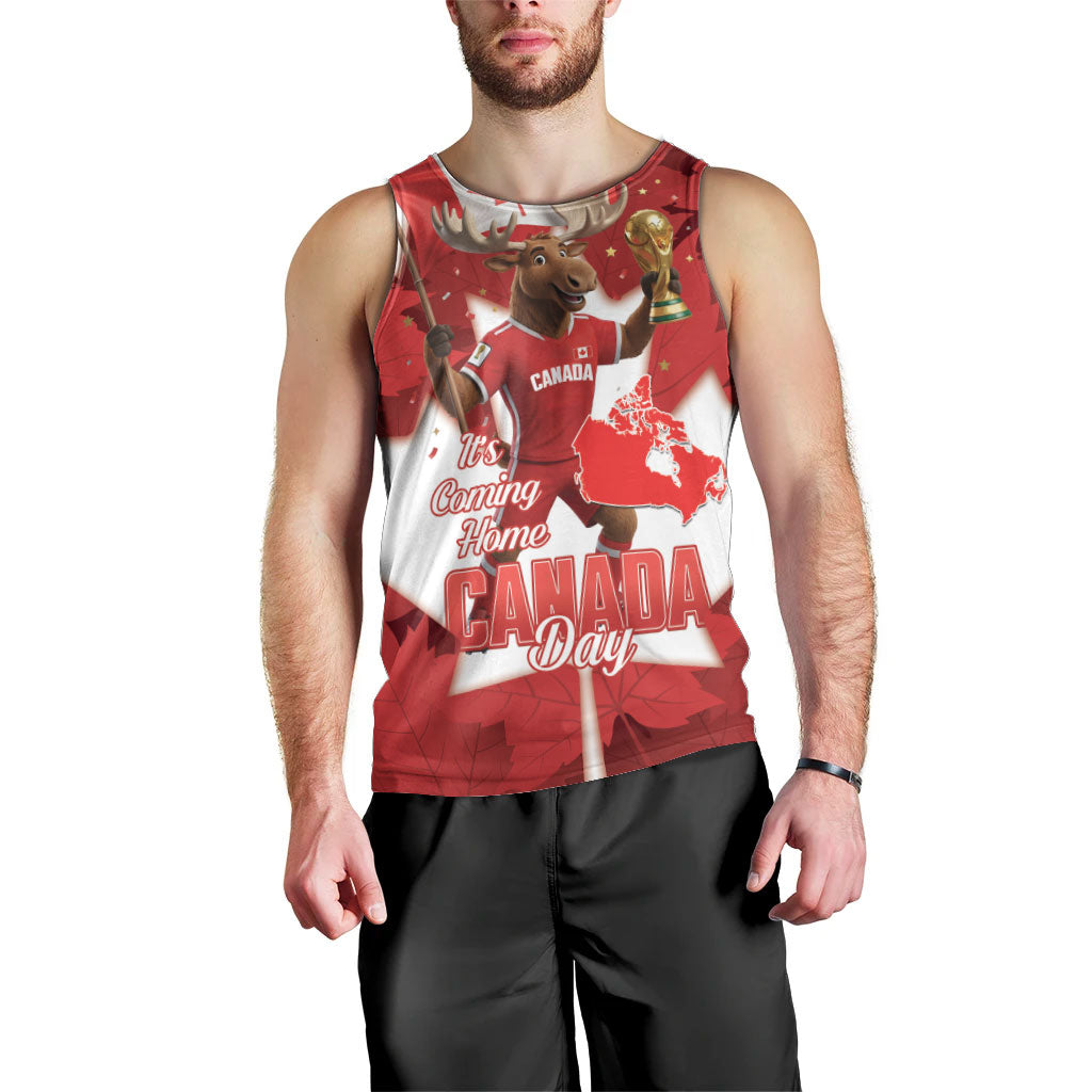Canada Day Proud 2026 Men Tank Top Canadian Moose Soccer Is Coming Home