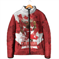 Canada Day Proud 2026 Padded Jacket Canadian Moose Soccer Is Coming Home