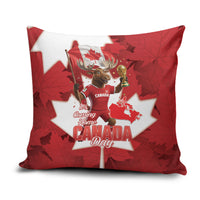 Canada Day Proud 2026 Pillow Cover Canadian Moose Soccer Is Coming Home