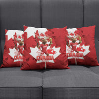 Canada Day Proud 2026 Pillow Cover Canadian Moose Soccer Is Coming Home