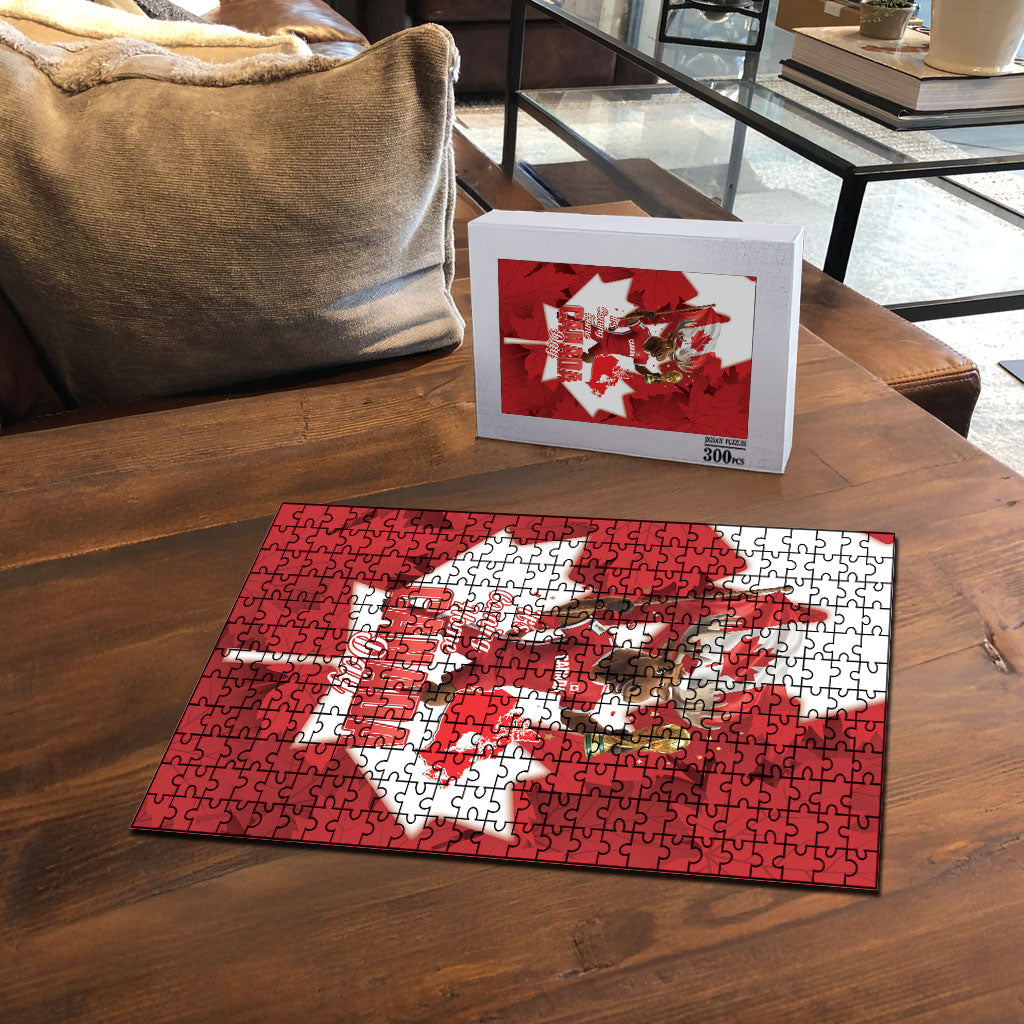 Canada Day Proud 2026 Puzzle Canadian Moose Soccer Is Coming Home