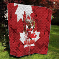 Canada Day Proud 2026 Quilt Canadian Moose Soccer Is Coming Home