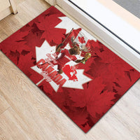 Canada Day Proud 2026 Rubber Doormat Canadian Moose Soccer Is Coming Home