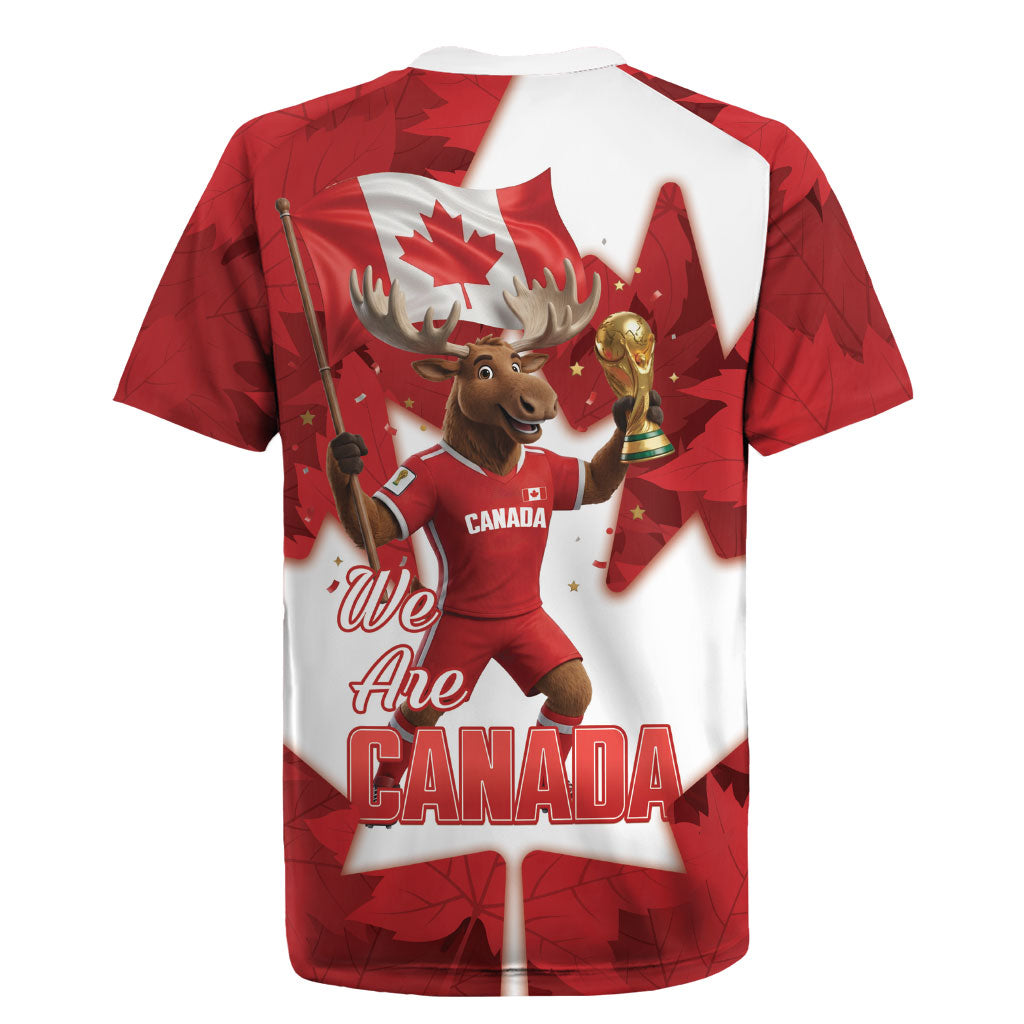 Canada Day Proud 2026 Rugby Jersey Canadian Moose Soccer Is Coming Home