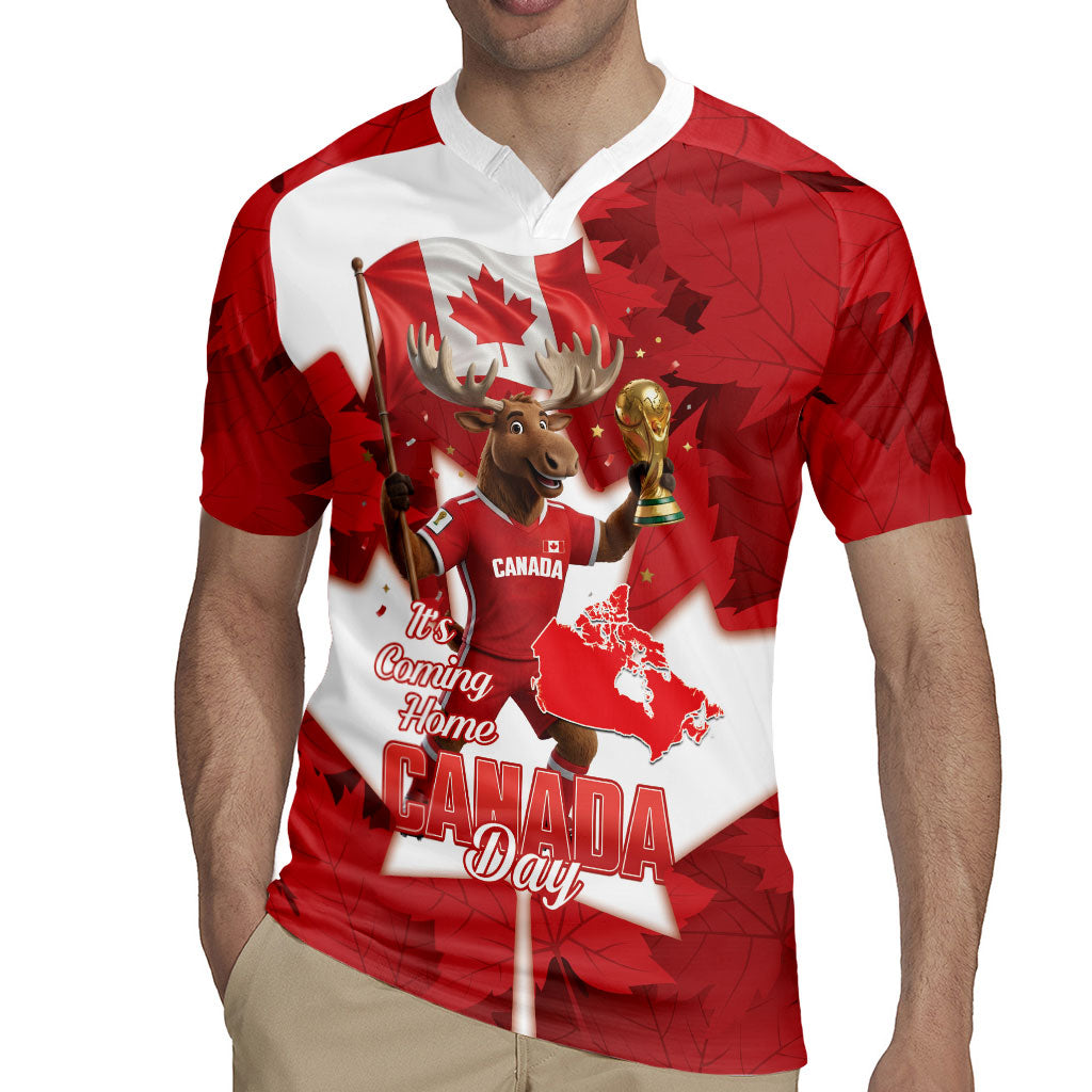 Canada Day Proud 2026 Rugby Jersey Canadian Moose Soccer Is Coming Home