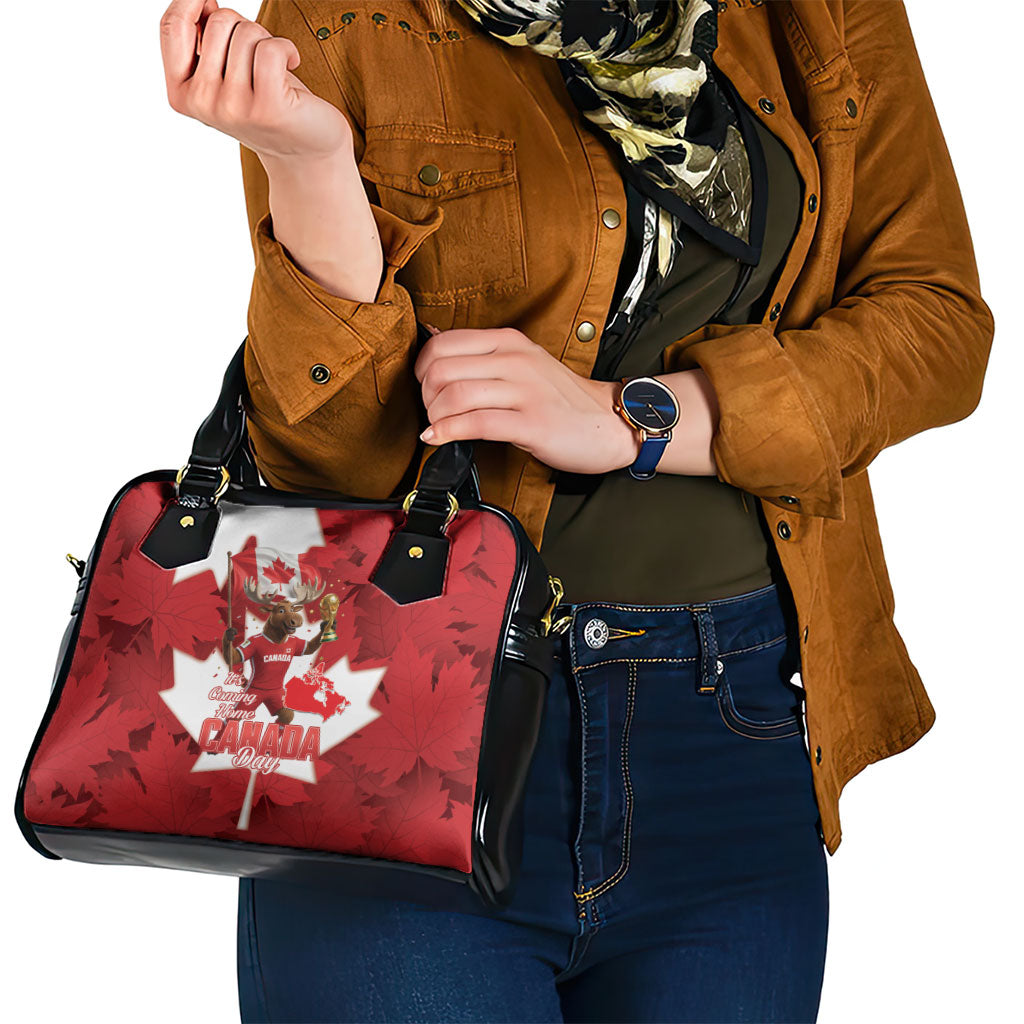 Canada Day Proud 2026 Shoulder Handbag Canadian Moose Soccer Is Coming Home