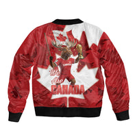 Canada Day Proud 2026 Sleeve Zip Bomber Jacket Canadian Moose Soccer Is Coming Home