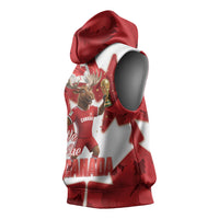 Canada Day Proud 2026 Sleeveless Hoodie Canadian Moose Soccer Is Coming Home