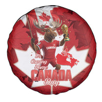 Canada Day Proud 2026 Spare Tire Cover Canadian Moose Soccer Is Coming Home
