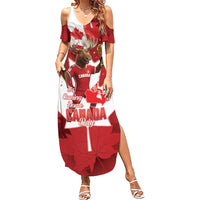 Canada Day Proud 2026 Summer Maxi Dress Canadian Moose Soccer Is Coming Home