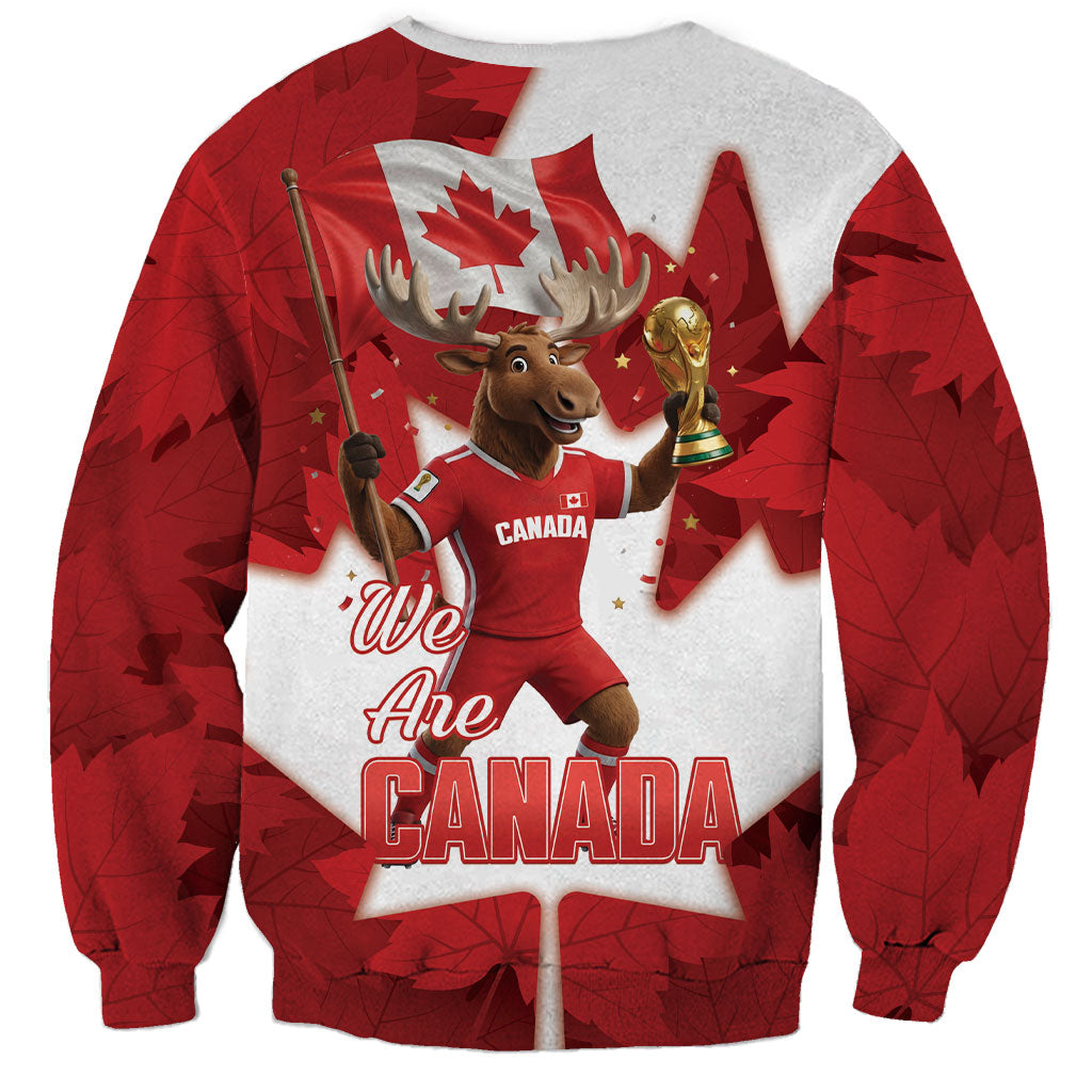 Canada Day Proud 2026 Sweatshirt Canadian Moose Soccer Is Coming Home