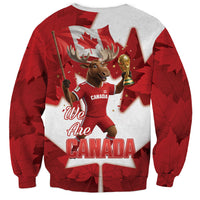 Canada Day Proud 2026 Sweatshirt Canadian Moose Soccer Is Coming Home