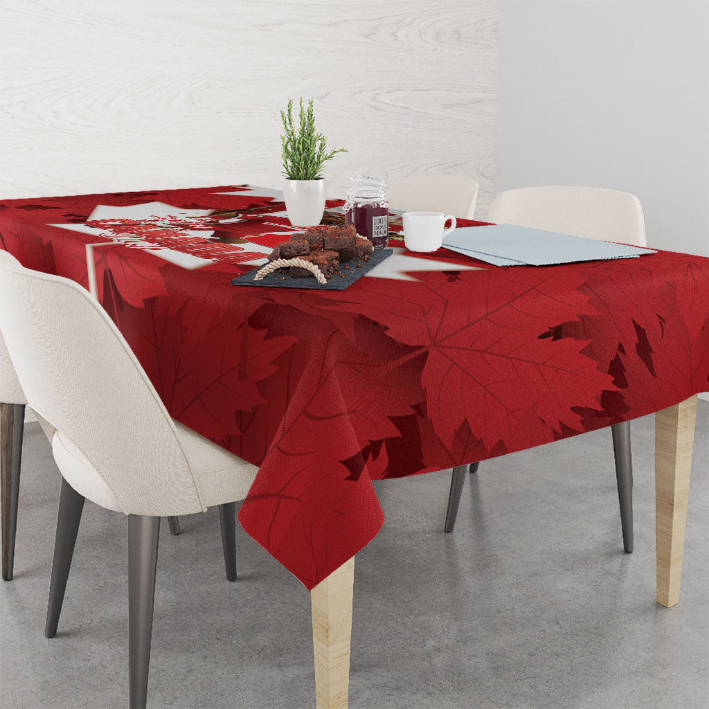 Canada Day Proud 2026 Tablecloth Canadian Moose Soccer Is Coming Home