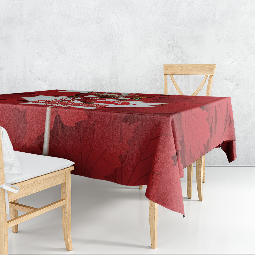 Canada Day Proud 2026 Tablecloth Canadian Moose Soccer Is Coming Home