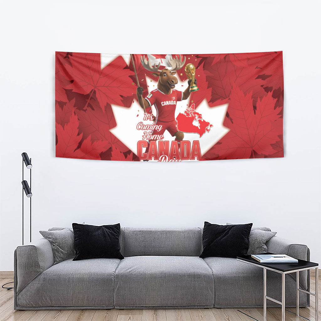 Canada Day Proud 2026 Tapestry Canadian Moose Soccer Is Coming Home