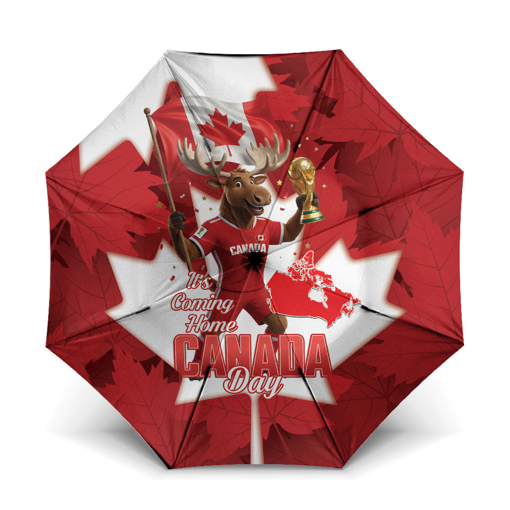 Canada Day Proud 2026 Umbrella Canadian Moose Soccer Is Coming Home