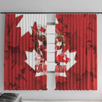 Canada Day Proud 2026 Window Curtain Canadian Moose Soccer Is Coming Home