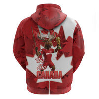 Canada Day Proud 2026 Zip Hoodie Canadian Moose Soccer Is Coming Home