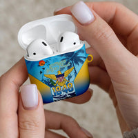 US Virgin Islands Independence Day AirPods Case 1848 Proud Palm Tropical Style
