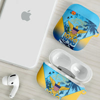 US Virgin Islands Independence Day AirPods Case 1848 Proud Palm Tropical Style