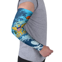 US Virgin Islands Independence Day Personalized Arm Sleeves 1848 Proud Palm Tropical Style