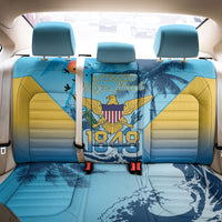 US Virgin Islands Independence Day Back Car Seat Cover 1848 Proud Palm Tropical Style