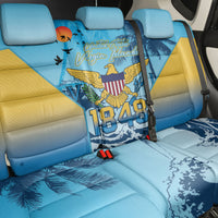 US Virgin Islands Independence Day Back Car Seat Cover 1848 Proud Palm Tropical Style