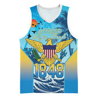 US Virgin Islands Independence Day Personalized Basketball Jersey 1848 Proud Palm Tropical Style