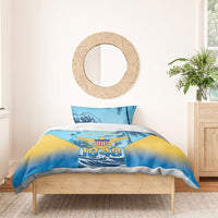 US Virgin Islands Independence Day Bedding Set 1848 Proud Palm Tropical Style