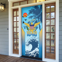US Virgin Islands Independence Day Personalized Door Cover 1848 Proud Palm Tropical Style