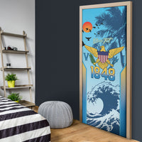 US Virgin Islands Independence Day Personalized Door Cover 1848 Proud Palm Tropical Style