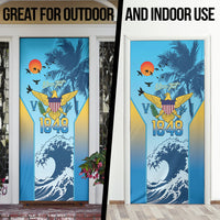 US Virgin Islands Independence Day Personalized Door Cover 1848 Proud Palm Tropical Style